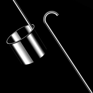 Cuillère à azote liquide en acier inoxydable, cuillère d'échantillonnage, accessoire pour réservoir de LN2, seau de levage circulaire - Product Image 3