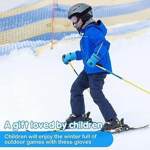 Gants chauffants USB rechargeables pour enfants, mitaines en polyester à piles pour garçons et filles, pour le ski et le snowboard - Product Image 6