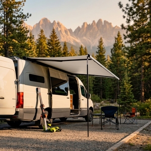 Auvent de camping-car Awnlux W5800, auvent mural pour caravane, accessoires de caravane, auvent de toit, auvent rétractable pour camion - Product Image 1