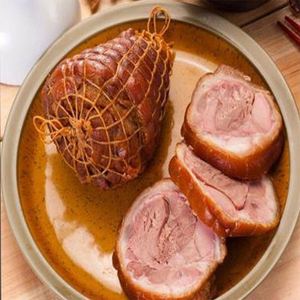 Rouleau de filet à viande élastique pour volaille fumée et jambon, taille 16, avec logo personnalisé - Product Image 4