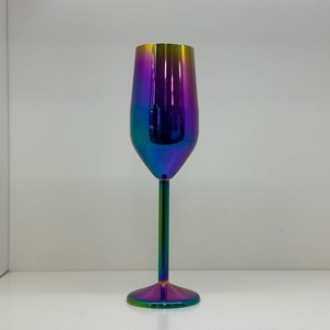 Verre à cocktail moderne en cuivre et acier inoxydable écologique, plaqué noir pour flûte à <span class=keywords><strong>gin</strong></span>, verres à vin rouge, gobelet en métal - Product Image 5