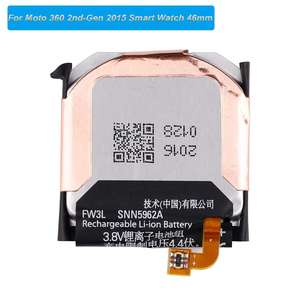 FW3L החלפת סוללה עבור <span class=keywords><strong>Moto</strong></span> <span class=keywords><strong>360</strong></span> 2nd-Gen 2015 חכם שעון 46mm SNN5962A כיתה OEM תיקון חלקי נבדק - Product Image 4
