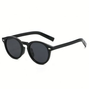 Lunettes de soleil polarisées rétro 2025 pour hommes et femmes avec logo personnalisé, protection UV400, monture transparente TR90, lunettes de soleil rondes pour hommes et femmes - Product Image 5