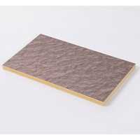 Panneau et panneau muraux en fibre composite de feuille d'ardoise de cristal de carbone de conception multiple de 1.22m