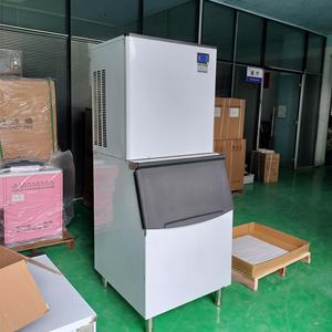 Máquina de Hielo Totalmente Automática con Compresor de Alta Potencia, Máquina de Cubitos de Hielo con Temporizador de <span class=keywords><strong>24H</strong></span> para Cafetería - Product Image 3