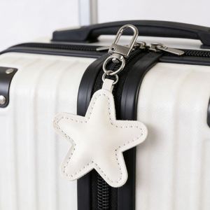 Cute Pu Leather Cartoon Star Keychain Luxury <b>Charm</b> Pendant Designer Mini Bag Accessories - Product Image 5