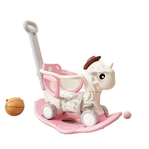 Baby Walker Lovely Cartoon Multipurpose Toddler Toy Rocking Horse Riding Pedal Toy Ride On Animals Toys For Horses Kiddie Ride