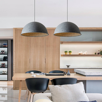 Abat-jour en feutre recyclé pressé à chaud, diffuseur doux pour éclairage moderne de la maison, de la salle à manger et de la chambre
