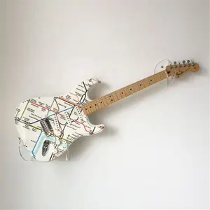Soporte de violín acrílico montado en la pared transparente de 3mm de espesor soporte de exhibición de guitarra Perspex - Product Image 1