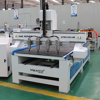 Machine de sculpture sur bois CNC à 4 axes rotatifs