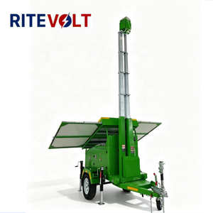 Torre de Iluminación Solar Portátil con 4 Luces LED de 100W, Controlador MPPT de 40A, Silicio Monocristalino, para Jardín y Carretera - Product Image 5