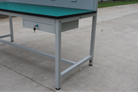 Établi garage bancs de travail table d'atelier table d'établi table d'assemblage et armoire à outils combinés avec tiroirs