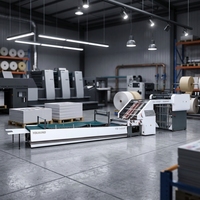 Machine automatique de laminage de carton ondulé pour la fabrication de boîtes en Chine
