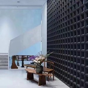 Paneles de Pared de Poliuretano con Aspecto de Piedra, Paneles de Piedra Artificial, Pared Vegetal Artificial, <span class=keywords><strong>Vista</strong></span> de Brisa Artificial para Cercas, Paneles de Boj - Product Image 3