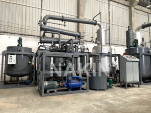 Nakin <span class=keywords><strong>5</strong></span> TẤN hoàn toàn tự động động cơ máy chưng cất dầu tái chế sử dụng dầu bôi trơn điều kiện mới 3 năm bảo hành dầu gốc 85% - Product Image 5