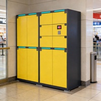 Casillero Electrónico Inteligente para Equipaje con Sistema de Pago Nayax y Aceptador de Monedas, Autoservicio para Estaciones de Tren y Aeropuertos