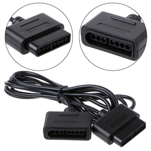 Cable de extensión de 1x6 pies para mando Nintendo SNES, Compatible con Retro-<span class=keywords><strong>Duo</strong></span> y FC <span class=keywords><strong>Twin</strong></span> Black, nuevo - Product Image 1