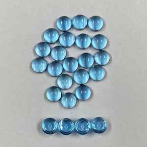 พลอยธรรมชาติสำหรับสวิสสีฟ้าบุษราคัมผิวเรียบอัญมณีหลวมผู้ผลิตออปติคอลไม่ซ้ำใคร - Product Image 3