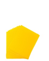 Gele stevige dubbelzijdige kleefplaat van plastic, klein, zwart, voor vliegen, fruitvliegen, wespen, thrips, boomgaarden, kassen