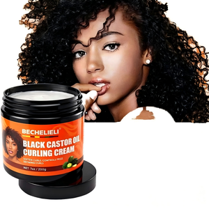 Crème Coiffante en Gros pour <span class=keywords><strong>Cheveux</strong></span> Bouclés : Hydratante, Améliore les Boucles, Augmente l'Élasticité, Définit les Boucles, Renforce et Contrôle les Frisotis - Product Image 1