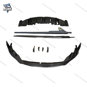 2021+ High Quality Genuine Carbon Fiber R8 Front Lip Body Kit CAP Style for R8 - Product Image 3