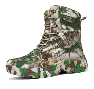 Bottes tactiques de chasse DF 1906 AS33 pour homme, grandes tailles 39-47, couleur kaki-vert, pour l'Afrique, la pampa, la forêt et le désert - Product Image 1