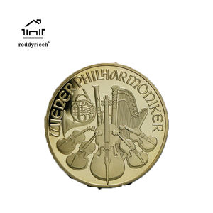 Pièces de monnaie en or et en argent, artisanat métallique de l'Orchestre Symphonique de Vienne, Autriche - Product Image 1