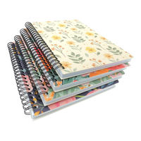 Carnet de notes/agenda A5 à spirale, couverture rigide, avec logo personnalisé imprimé et couverture en papier – Vente en gros