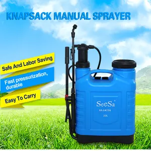 Seesa pulverizador manual, pulverizador manual de longa pressão para knapsack agrícola de alta pressão com 20 litros