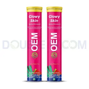 Skin Glow 30 Effervescent Tablets 500mg for Clear and Youthful Skin Vitamin E Reduces Pigmentation Hydrates Skin