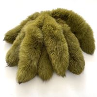 Queue de renard en peluche pour accessoires de décoration, 35 à 45cm, vraie fourrure d'animaux, offre spéciale, livraison gratuite