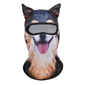 Passamontagna 3D a Forma di Gatto con Orecchie Ricamate, Impermeabile, Stile a Righe, per Sci, Pesca, Feste e Uso Quotidiano - Product Image 5