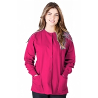 Manches longues gommages vestes jolie tenue douce infirmière sur manteau médecin hôpital personnel infirmier uniformes automne hiver vêtements de travail