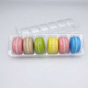 All'ingrosso 6 fori Macaron biscotto in plastica trasparente blister inserto supporto vassoio - Product Image 1