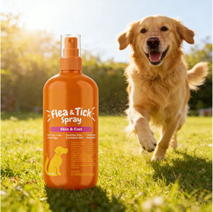 Spray <span class=keywords><strong>anti</strong></span>-puces et tiques pour chiens, traitement naturel contre les puces, spray <span class=keywords><strong>anti</strong></span>-puces et tiques pour chiens, OEM, étiquette privée - Product Image 4