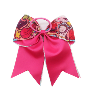 Nastro Decorativo Sacarla da 7 Pollici per Elastici per Bambini - Alta Qualità Stile Europeo-Americano Laurie Girl Cheer - Product Image 5