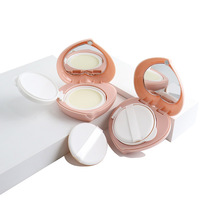 Boîte vide pour fond de teint liquide BB crème coussin d'air, 15g, rose mignon, motif pastèque, finition mate, avec miroir, emballage cosmétique
