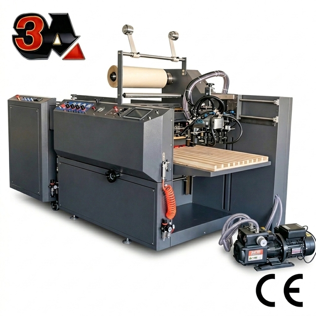 3A GT-600F High Speed Servo Fully Automatic Lamination Machine for Paper Box Intelligent PLC Control 210-580mm Working Width