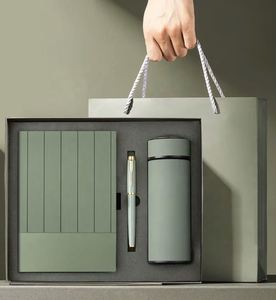 Articles promotionnels : Carnet à couverture rigide en PU, ensemble cadeau de papeterie d'affaires exécutif, personnalisé pour le bureau, format A5, avec stylo et coffret cadeau - Product Image 1