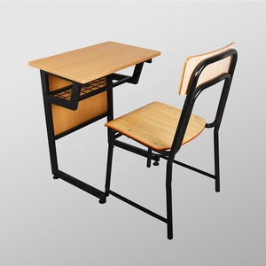 Vente en gros de la table des étudiants du collège bureau de l'école secondaire des Philippines ensemble de bureau et de chaises en bois pour étudiants à bas prix - Product Image 6
