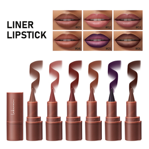 Lápiz Labial Vegano Mate de Larga Duración, Delineador de Labios Resistente al Agua, Marca Privada, Set de Brillo Labial Humectante y Voluminizador, Maquillaje - Product Image 5