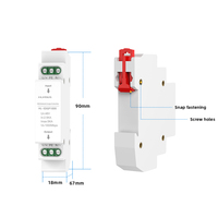 Protector de Sobretensión de Red Gigabit POE HLVISUS HL-EDGP1000 24/48V, Protección contra Rayos, Riel Guía, Monitor Ethernet de Plástico