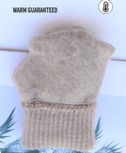 BESTELLA Winter Knitted Acrylic <b>Gloves</b> Warm <b>Screen</b> <b>Touch</b> Solid Color Daily Sports for Men Women Wholesale - Product Image 3