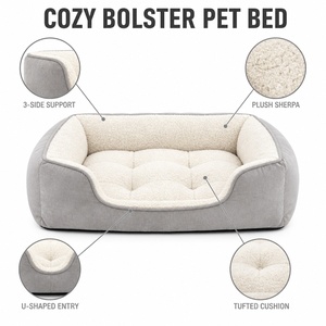 Tempat Tidur Hewan Peliharaan Hangat Tempat Tidur Hewan Peliharaan Musim Dingin Tempat Tidur Anjing Tempat Tidur Kucing Sarang Hewan Peliharaan yang Nyaman Bantal Tempat Tidur Dalam Ruangan untuk Anjing dan Kucing Ukuran Kecil Sedang Besar - Product Image 2