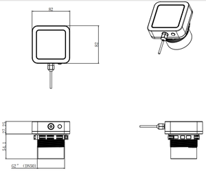 Sensor de nivel de líquido ultrasónico inteligente con WiFi de 10 metros para tanques subterráneos, indicador de control de nivel de líquido con sensor de palanca de bajo nivel de reserva y control remoto. - Product Image 6