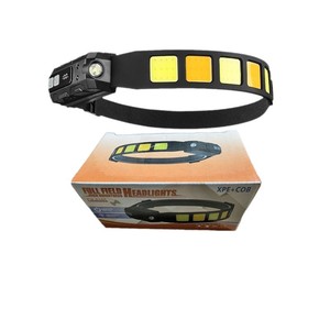 Lampe frontale LED rechargeable XPE COB à faisceau large, portable pour le cyclisme et la pêche en extérieur - Product Image 1