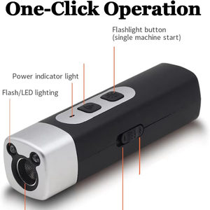 Nuevo Repelente Ultrasónico de Ladridos para Perros, Portátil, USB, de Plástico, para Exteriores, con Linterna LED, Dispositivo de Entrenamiento Antiladridos, Batería de 90 Días - Product Image 2