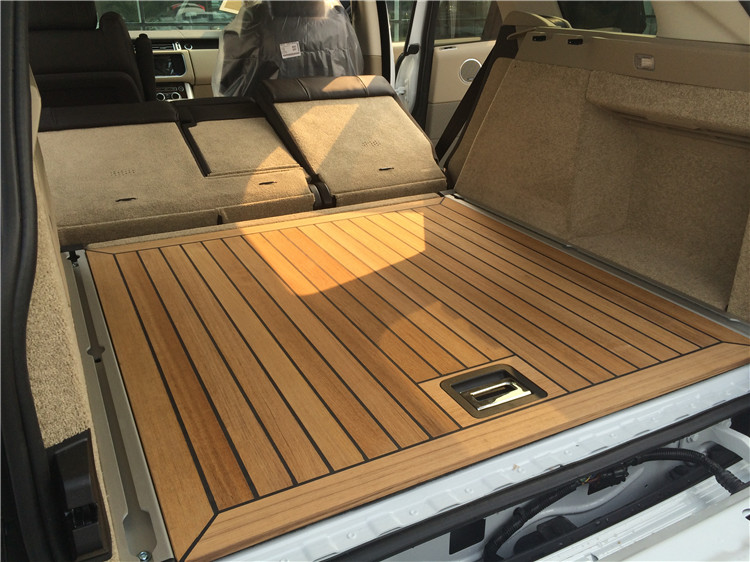 Real Teak Wood Trunk Floor For Range Rover Vogue