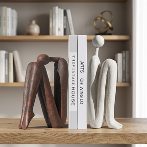 Serre-livres rectangulaires vintage en laiton marron, design industriel, organisateurs de bureau, artisanat en bois, OEM, vente en gros personnalisée |   Aqudus Saleem - Product Image 3