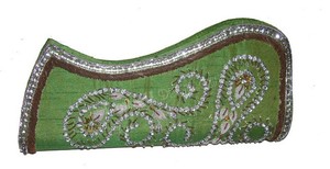 Indian Handmade Satin Embroidery Ethnic <b>Wedding</b> Gift Party <b>Clutch</b> Wrist Bag - Product Image 2
